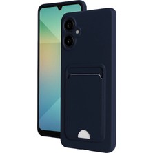 Uravas Store Mey Ithalat®  Samsung Galaxy A07 4g Kelvin Kartvizitli Silikon - Lacivert
