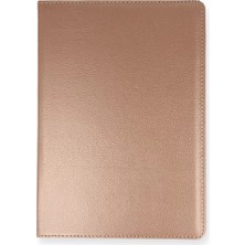 Uravas Store Samsung Galaxy T290 Tab A 8 Kılıf 360 Tablet Deri Kılıf - Rose Gold