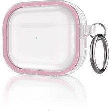 Uravas Store Mey Ithalat®   Airpods Pro 2 (2.nesil) Shiny Şeffaf Kılıf - Pembe