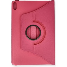 Uravas Store Huawei Honor Pad X9 11.5 Kılıf 360 Tablet Deri Kılıf - Pembe