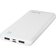 Uravas Store S-Link IP-G12N Beyaz 10.000MAH 2xusb 1xmicro USB 1xtype-C 4 LED Göstergeli POWERBANK(1923)