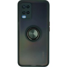 Uravas Store Newface Oppo A54 4g Kılıf Montreal Yüzüklü Silikon Kapak - Yeşil