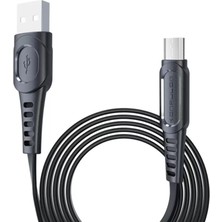 Uravas Store DC01 Süper Hızlı Micro USB Kablo 1m 2.4A - Siyah