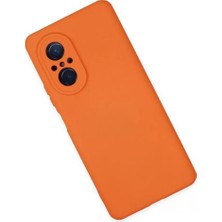 Uravas Store Huawei Nova 9 Se Kılıf Nano Içi Kadife Silikon - Turuncu