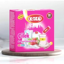 Royaleks Koza Tek Içimlik Çilek Aromalı Toz Içecek 50'li
