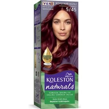 Wella Koleston Naturals Koyu Nar Kızılı 5/45 Kalıcı Saç Boyası Canlı Renkler ve Besleyici Etki