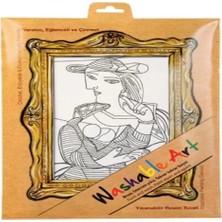 Uravas Store Funny Mat -  Pıcasso Seated Woman 25 x 35 cm