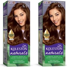 Wella Koleston Naturals Saç Boyası Orta Kestane 5/37 2x Paket
