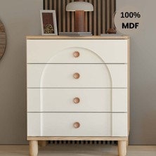 Comiet Papatya  4 Çekmeceli Mdf Şifonyer