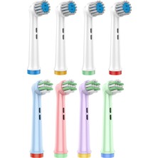 Denthauz 8 Adet Diş Fırçası Başlığı Çocuk Için Yumuşak ve Ekstra Yumuşak I Yedek Başlık Oral-B Uyumlu