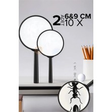 Uravas Store Mey Ithalat® 10X Büyüteç 6 ve 9 cm 2 Li Set