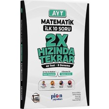 Ayt Matematik Ders Platosu Ilk 10 Soru 2x Hızında Tekrar Pion Yayınları