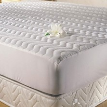 Taç Tek Kişilik Kapitone Fitted Alez Yatak Koruyucu 100 x 200 cm %100 Akrilik Kumaş Yerli Üretim