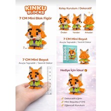 Kinku Kutulu Block-Puzzle-Yapboz-3d Zeka Geliştiren-Mini Sevimli Figürler Minyatür