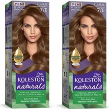 Wella Koleston Naturals Kumral 7/0 Saç Boyası 2x Paket Besleyici Etki ve Kalıcı Renk