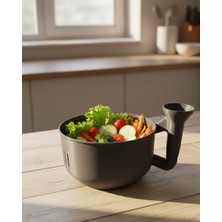 Uravas Store Ergonomik Saplı Sebze Süzgeçli Yıkayıcı Çok Amaçlı Mutfak Ürünü