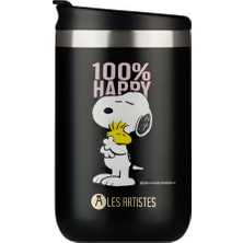 Les Artistes Paris Isı Yalıtımlı Çelik Termos Mug 350ML Happy Snoopy