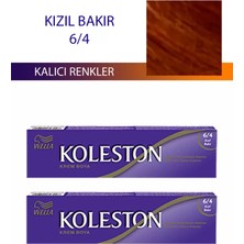 Wella Koleston 2 Adet Single Tüp Boya Saç Boyası Kızıl Bakır 6/4