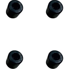 Uravas Store Baza Stoperi Plastik - 30MM - Sඈyah HKS283 - 4 Adet