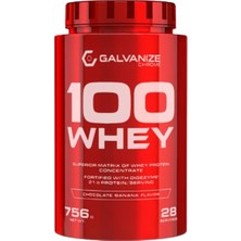 Galvanize   100 Whey Protein Tozu 756 gr Çikolata & Muz 28 Servis