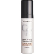 Golden Rose Liquid Glow Aydınlatıcı - Pinky 30 ml Renkli Parlak Makyaj Bazı ve Aydınlatıcı