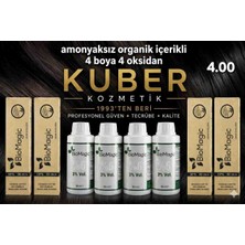 Biomagic 4.00 Kahve Organik Içerikli Amonyaksız Kalıcı Saç Boyası 4boya +4oksidan