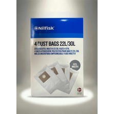 Nilfisk 4 Dust Bags  22L/30LTOZ Torbası 4 Adet