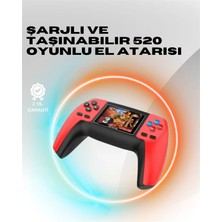 Uravas Store P5 Mini Retro Oyun Konsolu – Tak-Çalıştır, 520 Hazır Oyun, Portatif Kullanım