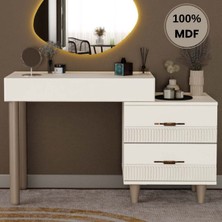 Comiet Menekşe   Mdf  Makyaj Masası ( Ledli Ayna Dahildir)