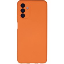 Uravas Store Mey Ithalat®  Samsung Galaxy A04S Kılıf Nano Içi Kadife Silikon - Turuncu