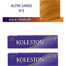 Wella Koleston 2 Adet Single Tüp Boya Saç Boyası Altın Sarısı 9/3