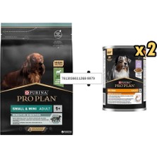 Pro Plan  Kuzulu Küçük Irk Köpek Maması 3 kg + 2 Adet Pro Plan Everyday Nutrition Hindili Köpek Konservesi 400 gr