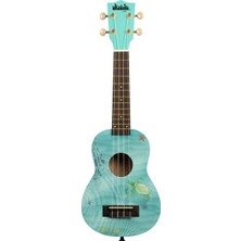 Donner Kala Ukadelic Soprano Ukulele (Seascape)