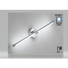 Cata CT-5211 Krom Kasa Beyaz Işık Aplik