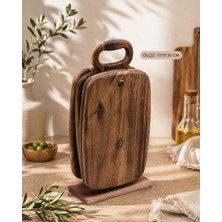 Mehay Home Akasya 4parça Kesme Tahtası 15X7X30CM