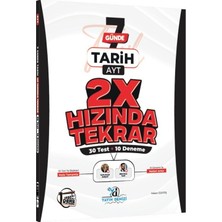 Ayt Tarih Ders Platosu 7 Günde 2x Hızında Tekrar Deneme Yayın Denizi