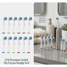 Denthauz 1 Yıllık Set I 12 Adet Diş Fırçası Başlığı Ekstra Yumuşak Oral-B Uyumlu