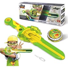 Scntoys Infinity Nado Güç Paketi Yıldırım Leoparı - Kılıç Fırlatıcı ve Metal Topaç Orijinal