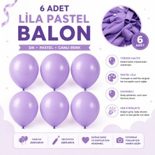 Çavuş E-Ticaret Lila Pastel Makaron Balon Seti,doğum Günü Parti Balonu Parti Süsleme