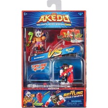 Scntoys Akedo Seri 2 2'li Paket - Slashshot Vs Epic Chux Akedo Dövüş Oyunu Seti Akedo Figür Oyuncak Karakter