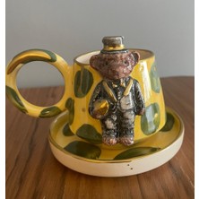 Atölye no17 Sarı Erkek Teddy  Fincan