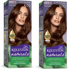 Wella Koleston Naturals Saç Boyası Altın Kestane 5/73 2x Paket