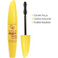 Golden Rose Maxim Eyes Mascara - Black - Belirginleştrici ve Hacim Veren Maskara