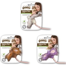 Cosmotex Pawise Catnipli Peluş Fare  Oyuncağı 6 cm