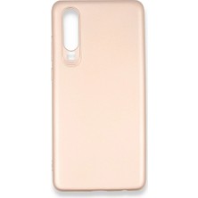 Uravas Store Huawei P30 Kılıf First Silikon - Rose Gold