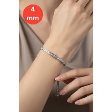 Moda Gümüş 925 Ayar Gümüş Su Yolu Kadın Bileklik