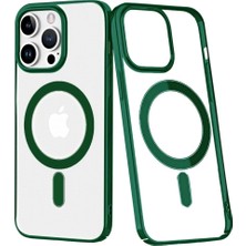 Uravas Store Mey Ithalat®   Iphone 14 Pro Kılıf Element Magneticsafe Sert Kapak - Köknar Yeşili