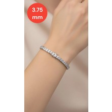 Moda Gümüş 925 Ayar Gümüş Su Yolu Kadın Bileklik
