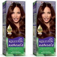 Wella Koleston Naturals Saç Boyası Koyu Kestane 3/4 2x Paket