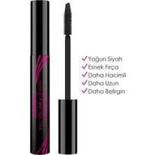 Golden Rose Essential Hacim ve Uzunluk Veren Maskara  Orijinal Boy Yoğun Siyah Etkisiyle
